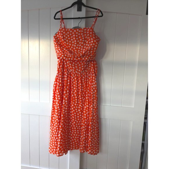 Anthropologie Dresses & Skirts - 🌸 Anthropologie Maxi Shirt + Crop Top Duo / Maxi Dress in Hot Red/Orange Floral